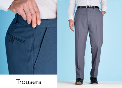 Pegasus Twill Trouser with Hidden Stretch Waist - MT005